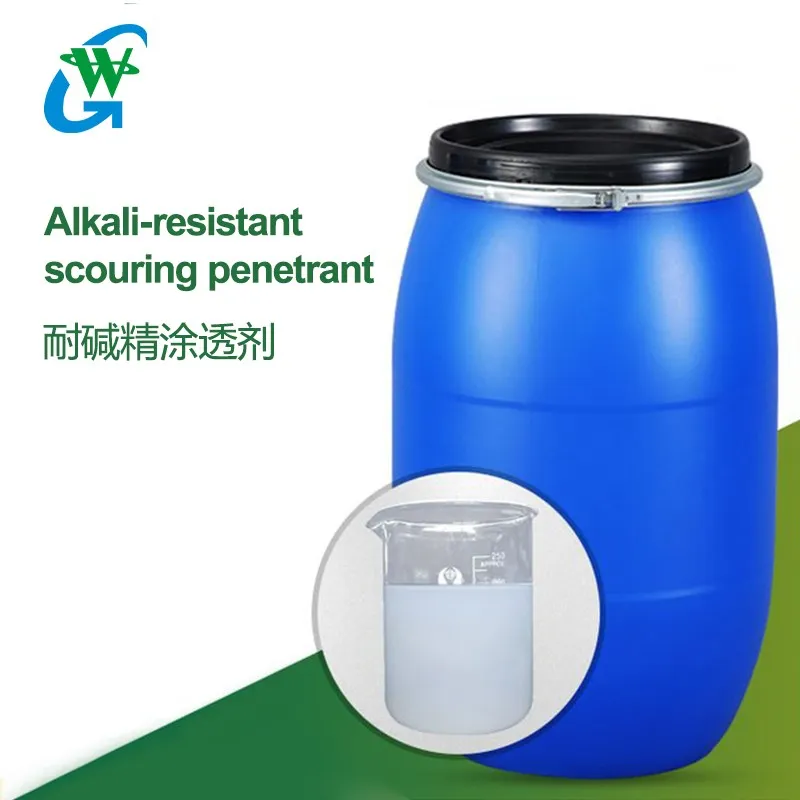 Penetrant sciúradh alcaile-resistant